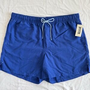 NWT Duluth Trading Co Women's Grab 6" Pull-On Shorts Large Sapphire Blue